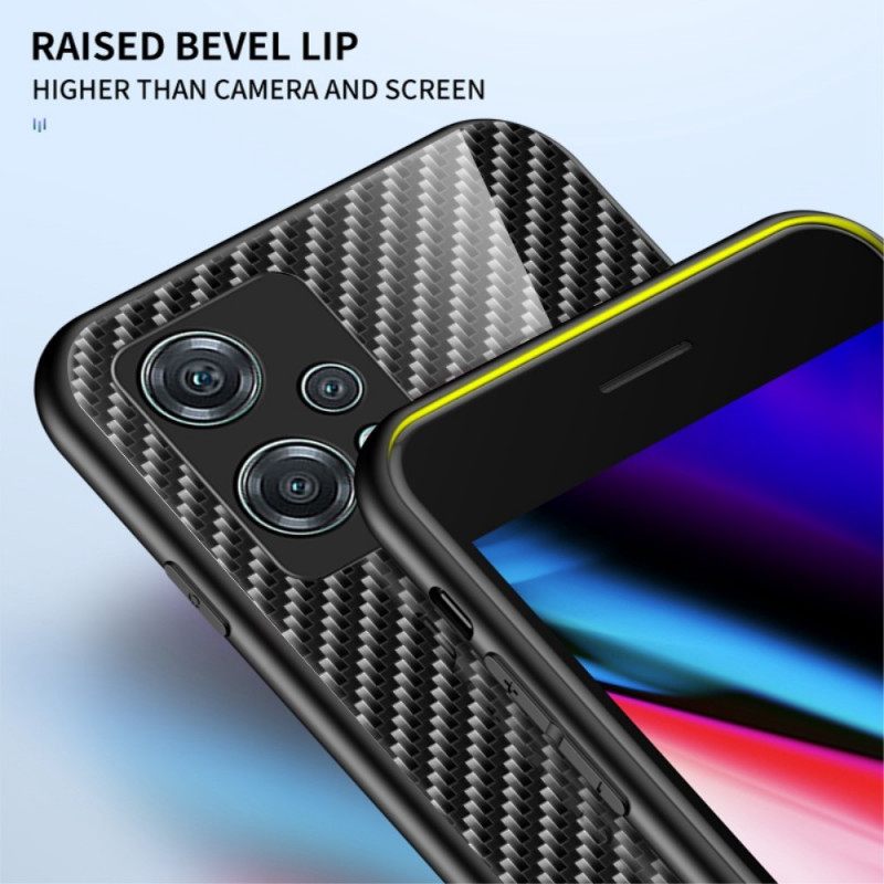 Kuori OnePlus Nord CE 2 Lite 5G Carbon Fiber Karkaistu Lasi