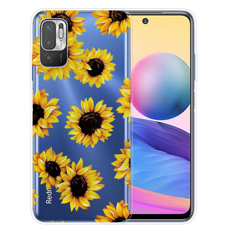 Case Xiaomi Redmi Note 10 5G / Poco M3 Pro 5G Auringonkukat