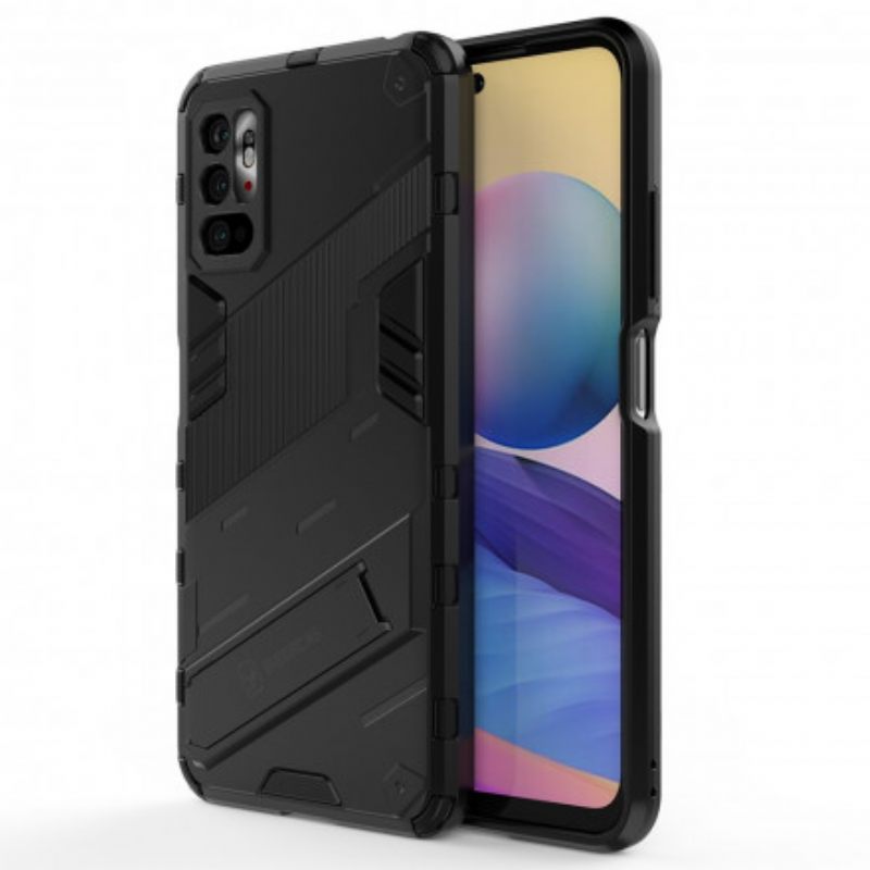 Case Xiaomi Redmi Note 10 5G / Poco M3 Pro 5G Irrotettava Kaksiasentoinen Handsfree-jalusta