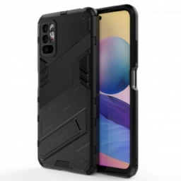 Case Xiaomi Redmi Note 10 5G / Poco M3 Pro 5G Irrotettava Kaksiasentoinen Handsfree-jalusta