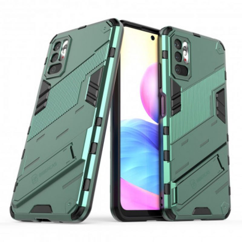 Case Xiaomi Redmi Note 10 5G / Poco M3 Pro 5G Irrotettava Kaksiasentoinen Handsfree-jalusta