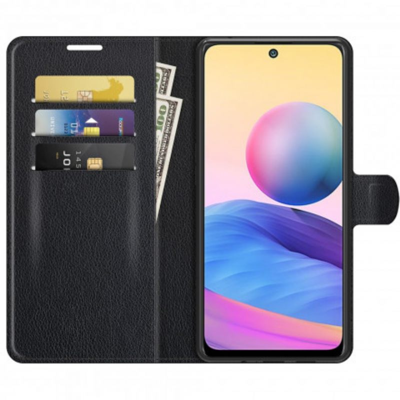 Flip Case Xiaomi Redmi Note 10 5G / Poco M3 Pro 5G Classic Faux Leather