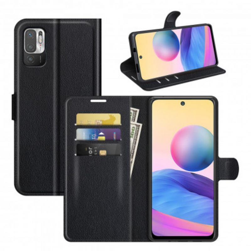 Flip Case Xiaomi Redmi Note 10 5G / Poco M3 Pro 5G Classic Faux Leather