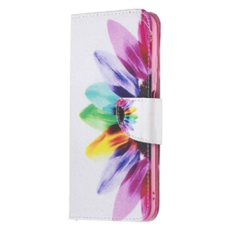 Flip Case Xiaomi Redmi Note 10 5G / Poco M3 Pro 5G Flower Watercolour