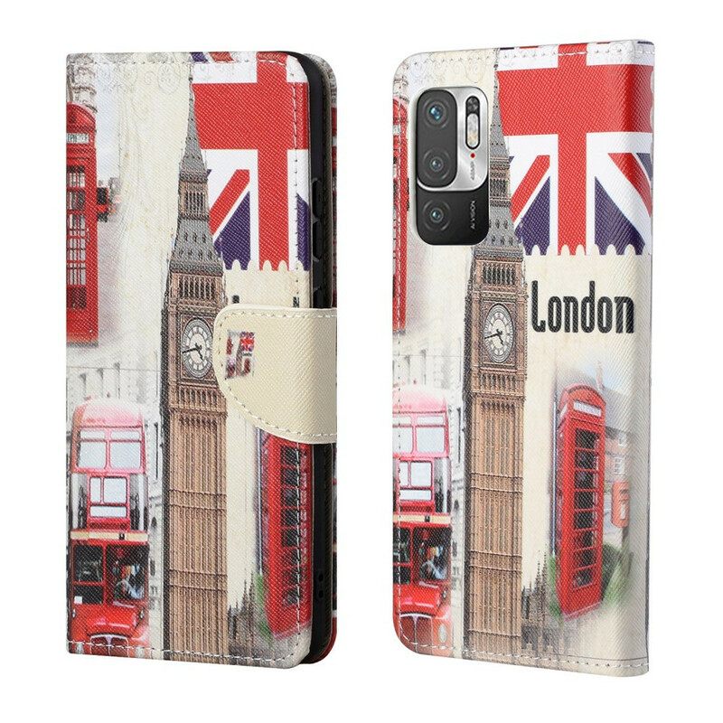 Flip Case Xiaomi Redmi Note 10 5G / Poco M3 Pro 5G London Life