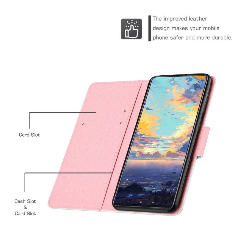 Flip Case Xiaomi Redmi Note 10 5G / Poco M3 Pro 5G Parisin Ilmapallot