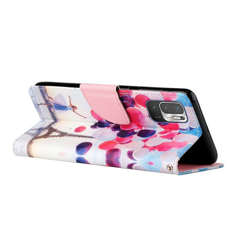 Flip Case Xiaomi Redmi Note 10 5G / Poco M3 Pro 5G Parisin Ilmapallot