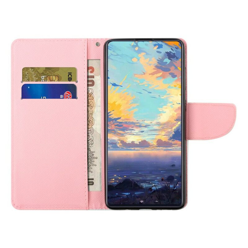 Flip Case Xiaomi Redmi Note 10 5G / Poco M3 Pro 5G Parisin Ilmapallot