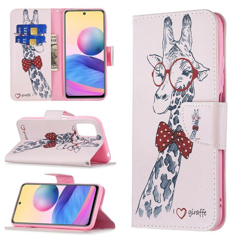 Kotelot Xiaomi Redmi Note 10 5G / Poco M3 Pro 5G Brainy Giraffe