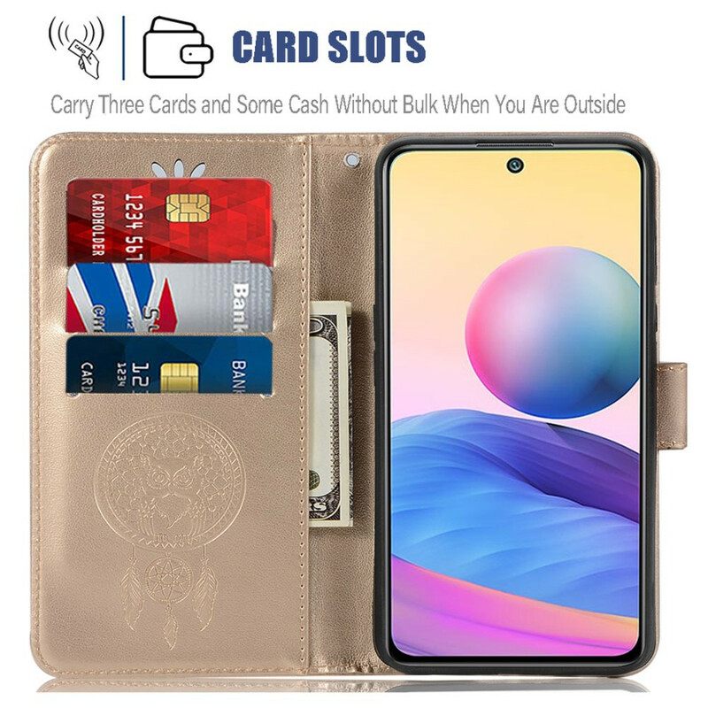 Kotelot Xiaomi Redmi Note 10 5G / Poco M3 Pro 5G Dream Catcher Pöllö