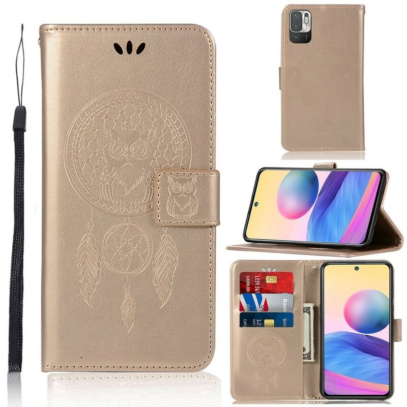 Kotelot Xiaomi Redmi Note 10 5G / Poco M3 Pro 5G Dream Catcher Pöllö