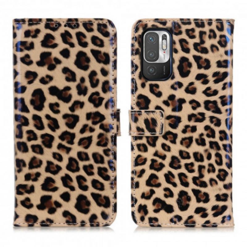 Kotelot Xiaomi Redmi Note 10 5G / Poco M3 Pro 5G Leopard