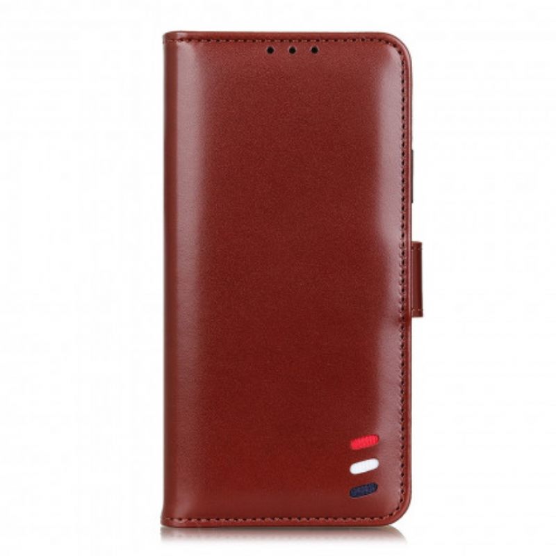 Kotelot Xiaomi Redmi Note 10 5G / Poco M3 Pro 5G Tricolor Leather Effect