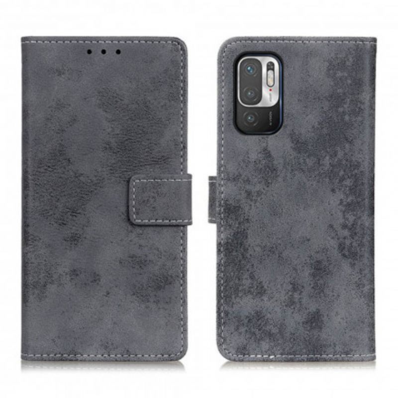 Kotelot Xiaomi Redmi Note 10 5G / Poco M3 Pro 5G Vintage Leather Effect