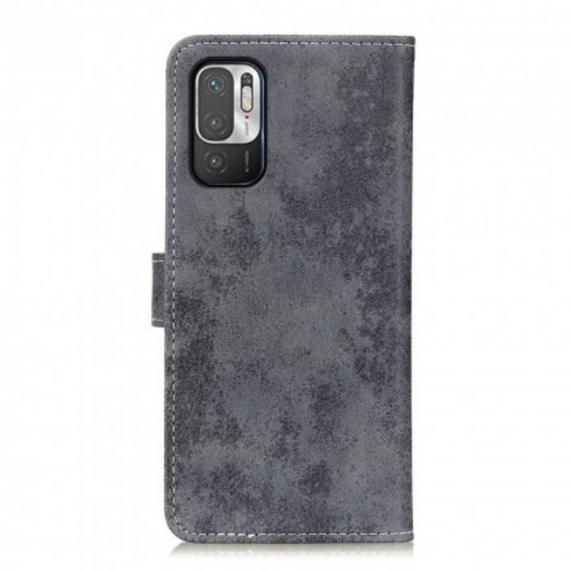 Kotelot Xiaomi Redmi Note 10 5G / Poco M3 Pro 5G Vintage Leather Effect