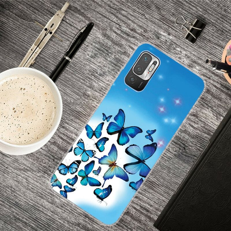 Kuori Xiaomi Redmi Note 10 5G / Poco M3 Pro 5G Butterflies Perhoset