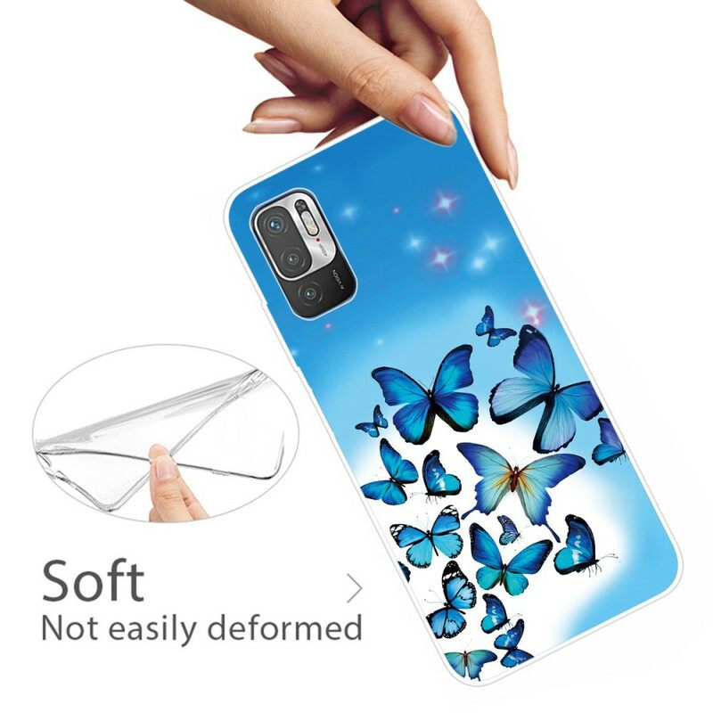 Kuori Xiaomi Redmi Note 10 5G / Poco M3 Pro 5G Butterflies Perhoset