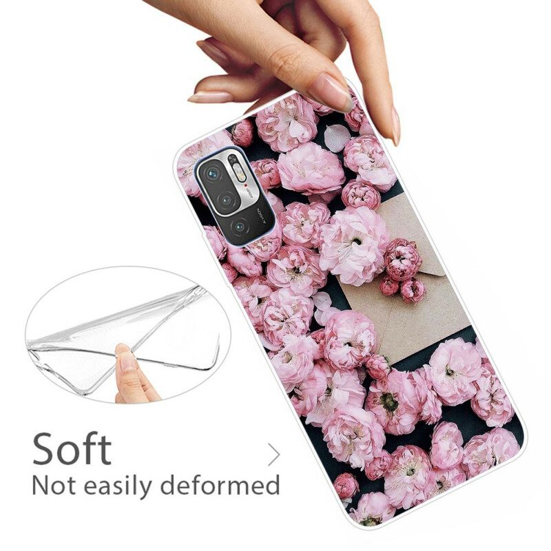 Kuori Xiaomi Redmi Note 10 5G / Poco M3 Pro 5G Intense Flowers