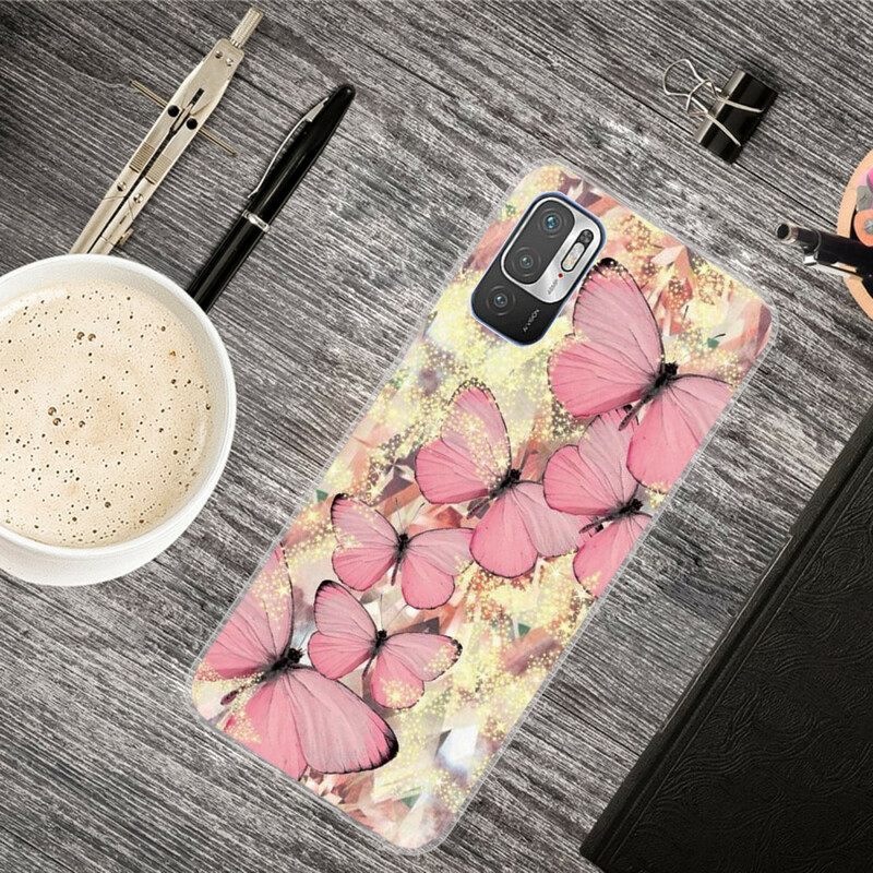 Kuori Xiaomi Redmi Note 10 5G / Poco M3 Pro 5G Royal Butterflies