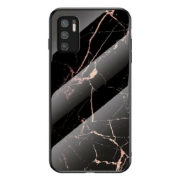 Kuori Xiaomi Redmi Note 10 5G / Poco M3 Pro 5G Tempered Glass Marble Colors