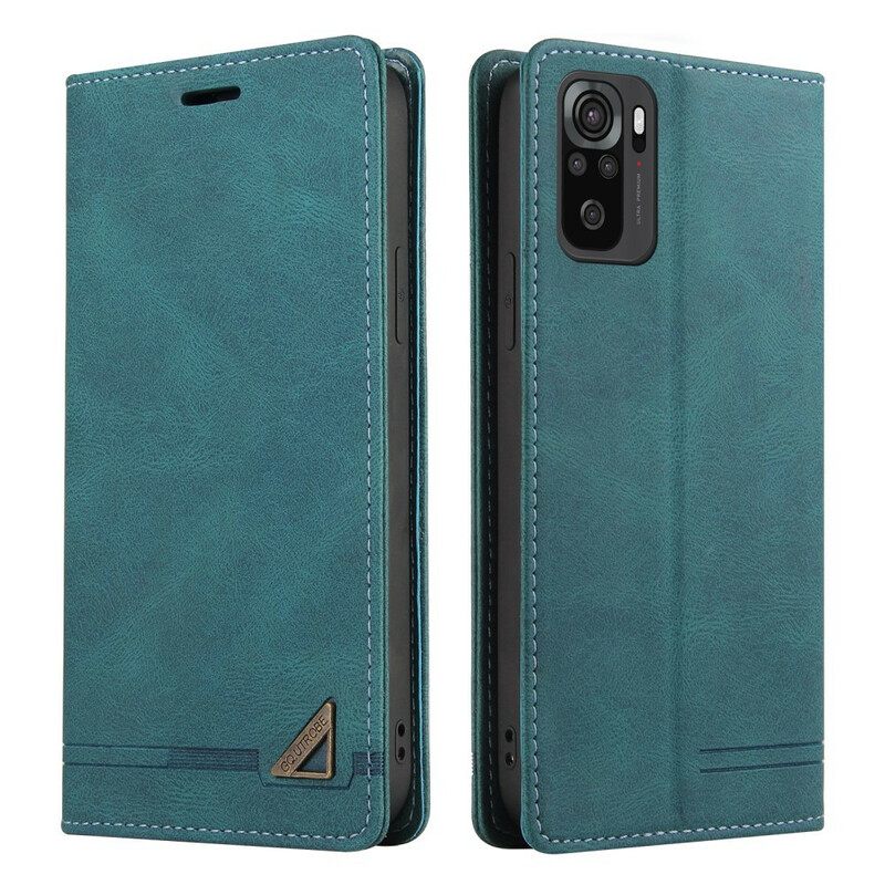 Puhelinkuoret Xiaomi Redmi Note 10 5G / Poco M3 Pro 5G Kotelot Flip Faux Leather Gq.utrobe