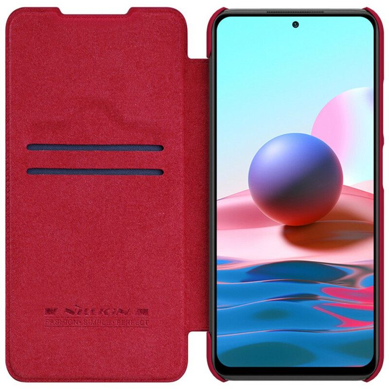 Puhelinkuoret Xiaomi Redmi Note 10 5G / Poco M3 Pro 5G Kotelot Flip Nillkin Qin Sarja