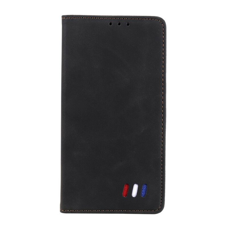 Puhelinkuoret Xiaomi Redmi Note 10 5G / Poco M3 Pro 5G Kotelot Flip Tricolor Leather Style