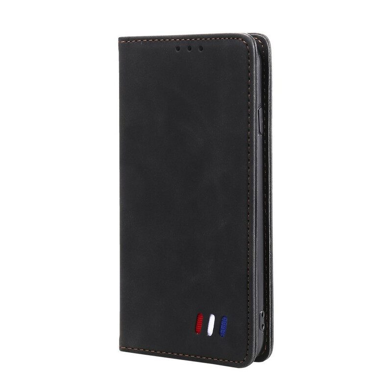 Puhelinkuoret Xiaomi Redmi Note 10 5G / Poco M3 Pro 5G Kotelot Flip Tricolor Leather Style