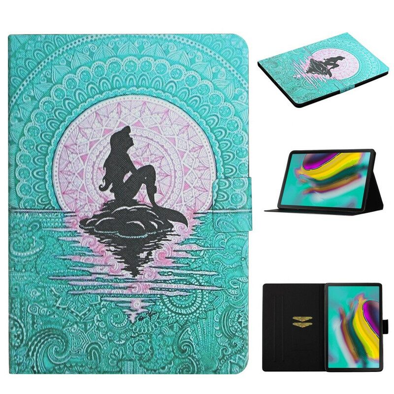 Flip Case Samsung Galaxy Tab S6 Lite Mermaid Mandala