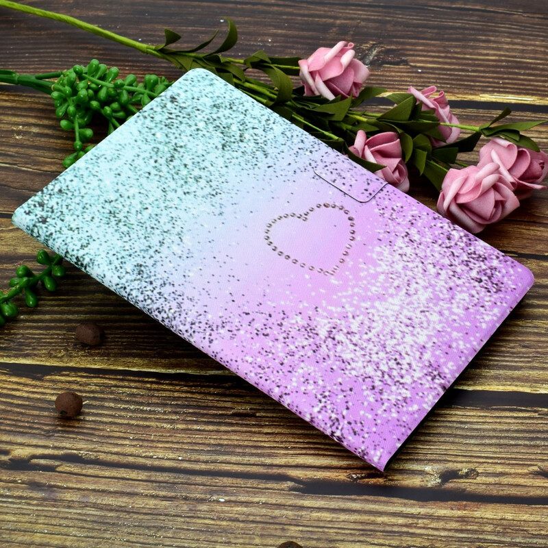 Flip Case Samsung Galaxy Tab S6 Lite Shiny Glitter