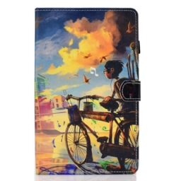 Kotelot Samsung Galaxy Tab S6 Lite Bike Art