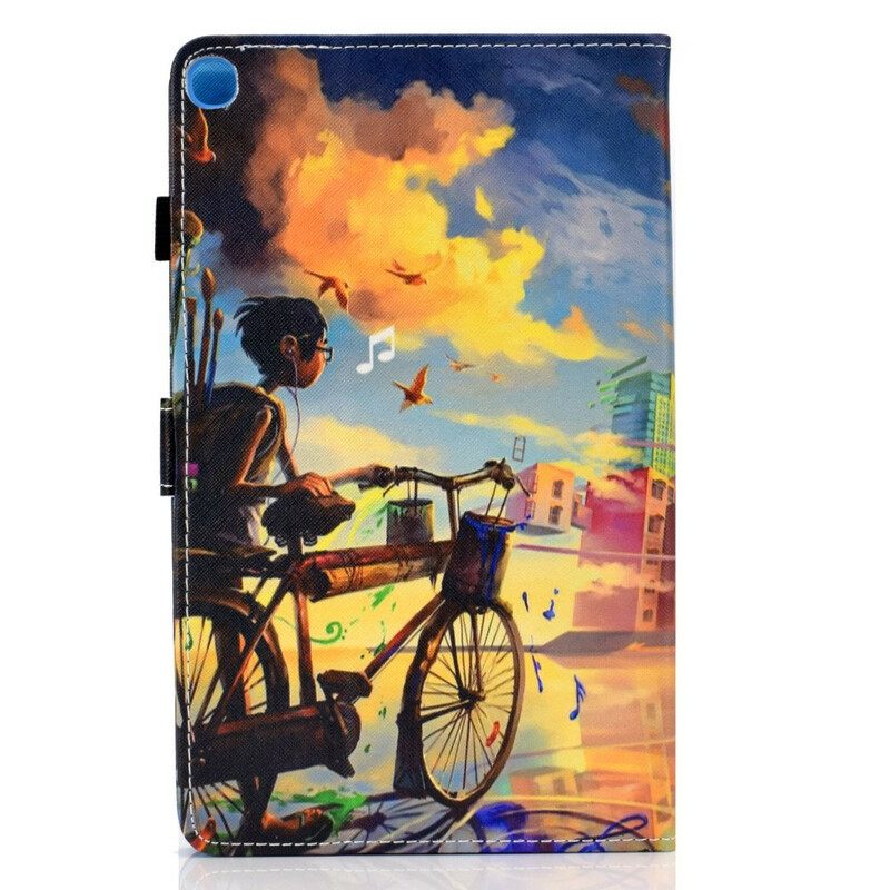 Kotelot Samsung Galaxy Tab S6 Lite Bike Art