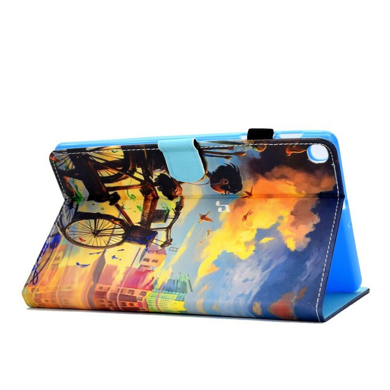 Kotelot Samsung Galaxy Tab S6 Lite Bike Art