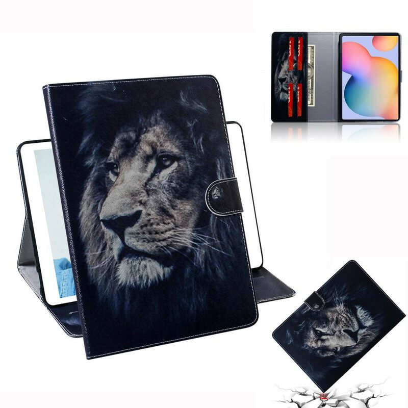 Kotelot Samsung Galaxy Tab S6 Lite Lion Head