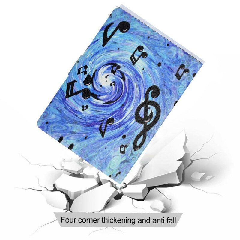 Kotelot Samsung Galaxy Tab S6 Lite Music Notes