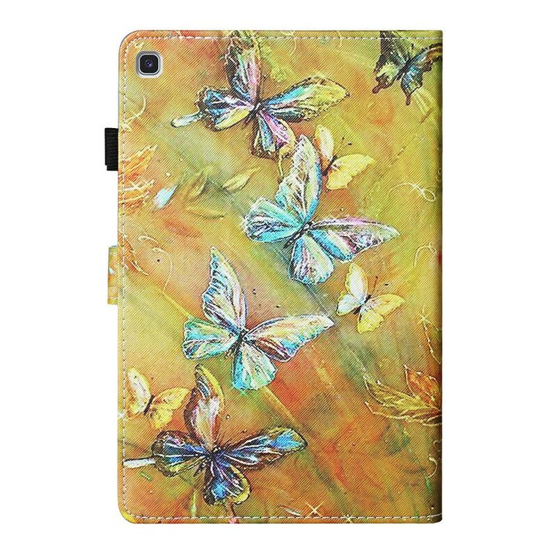 Kotelot Samsung Galaxy Tab S6 Lite Painted Butterflies