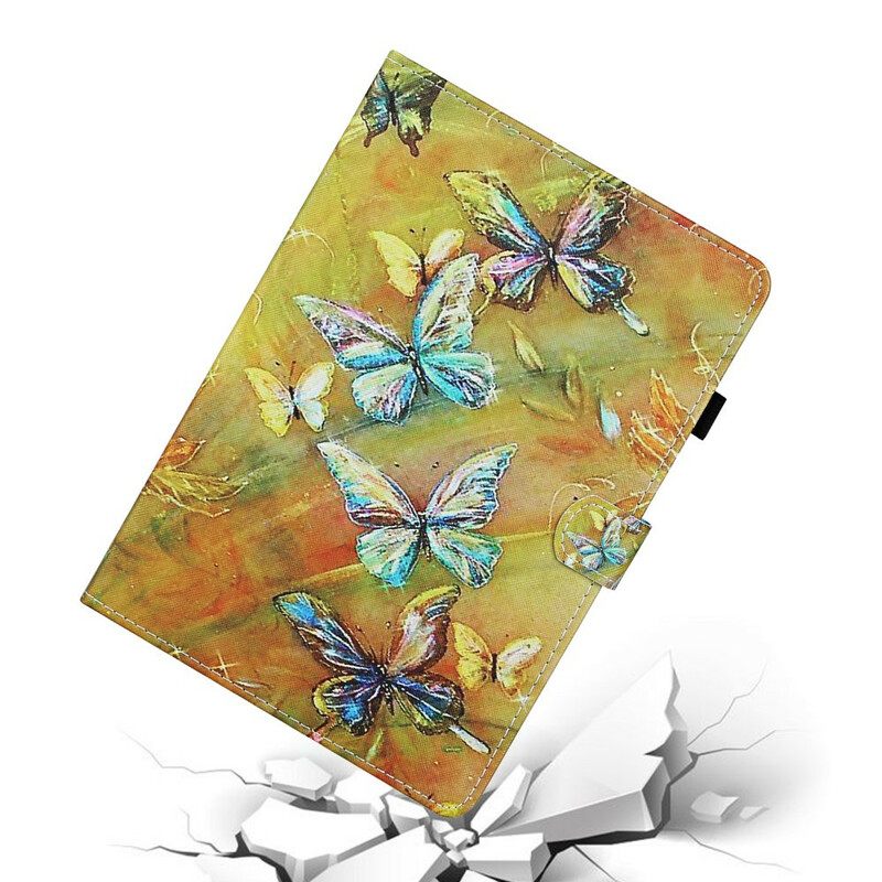 Kotelot Samsung Galaxy Tab S6 Lite Painted Butterflies