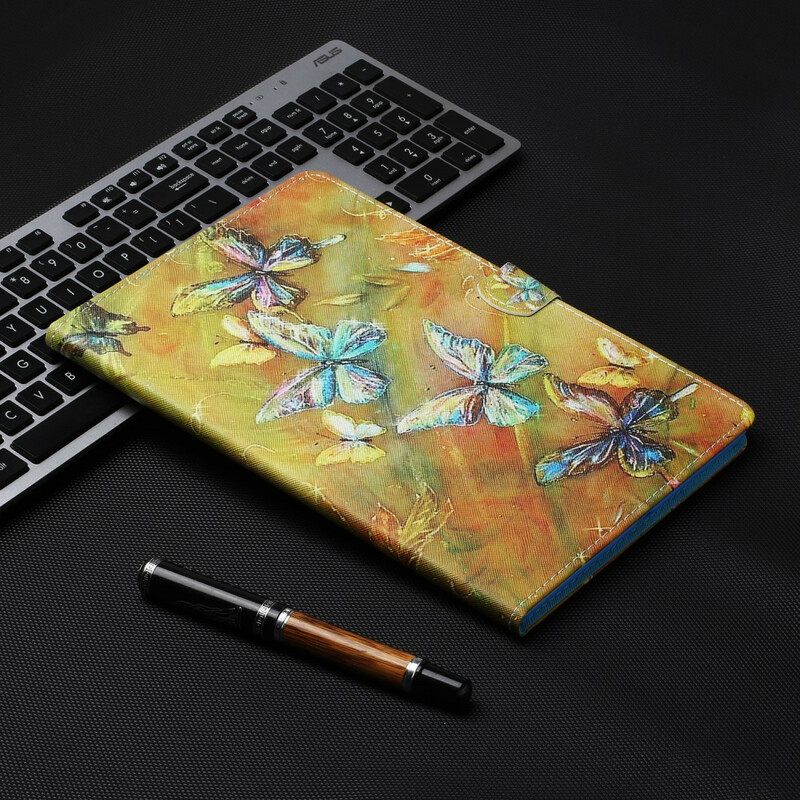 Kotelot Samsung Galaxy Tab S6 Lite Painted Butterflies