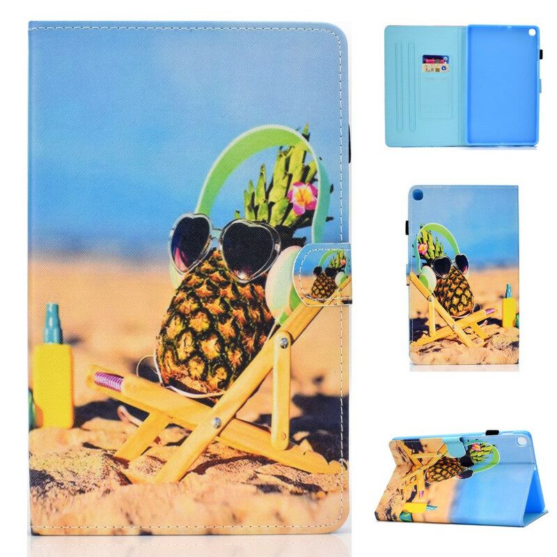 Kotelot Samsung Galaxy Tab S6 Lite Pineapple Beach