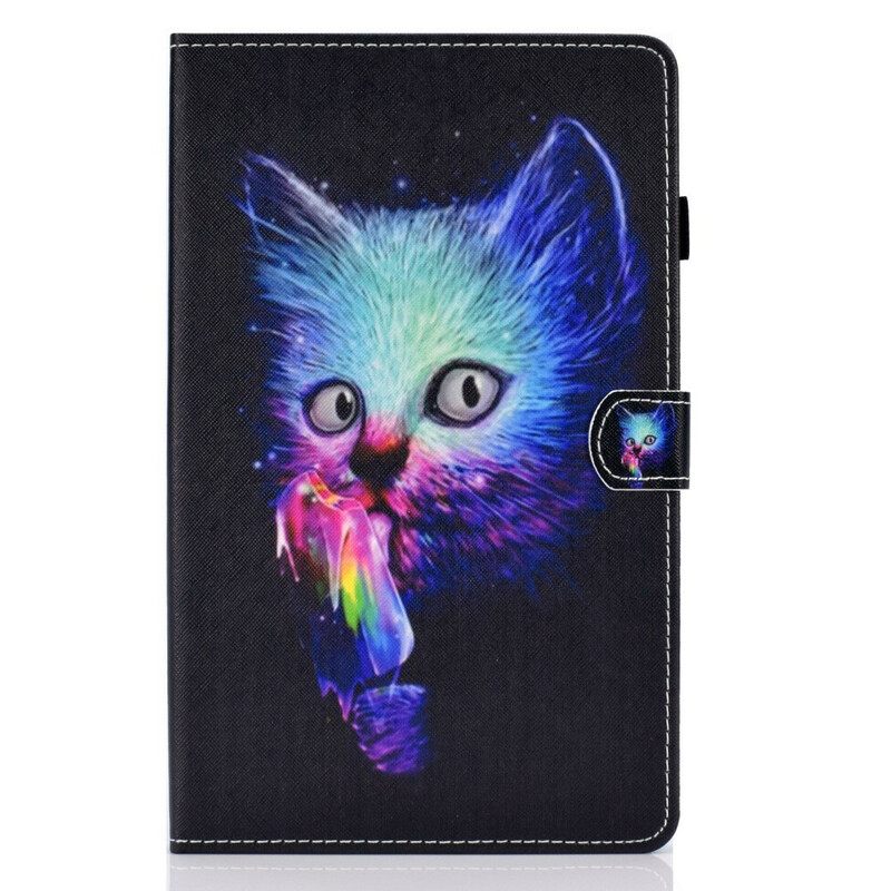 Kotelot Samsung Galaxy Tab S6 Lite Psycho Cat