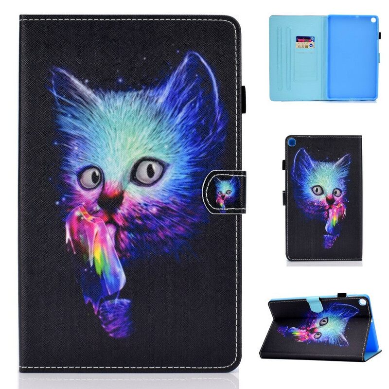 Kotelot Samsung Galaxy Tab S6 Lite Psycho Cat