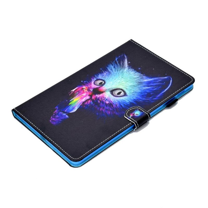 Kotelot Samsung Galaxy Tab S6 Lite Psycho Cat