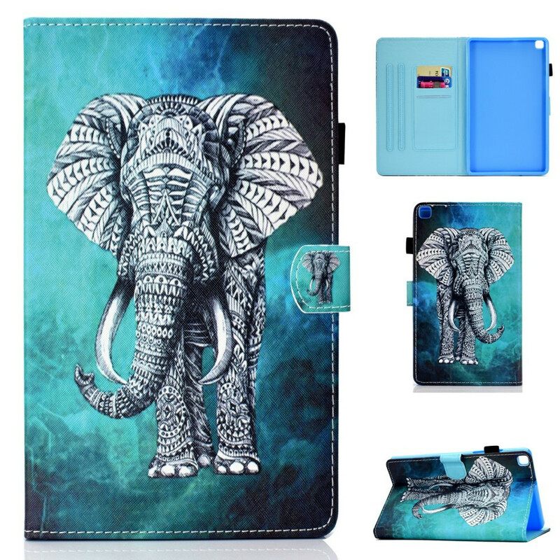 Kotelot Samsung Galaxy Tab S6 Lite Tribal Elephant