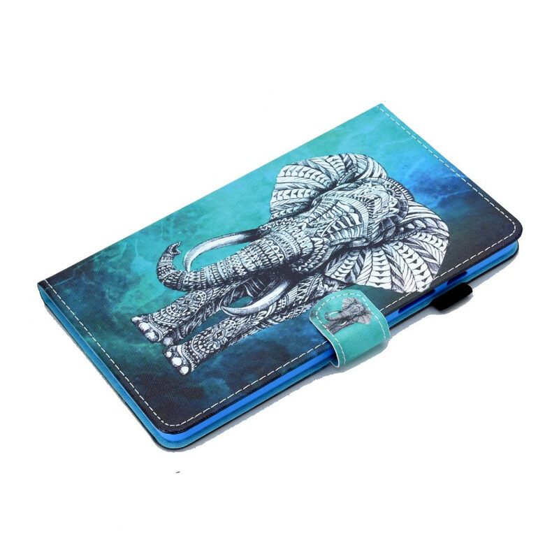 Kotelot Samsung Galaxy Tab S6 Lite Tribal Elephant