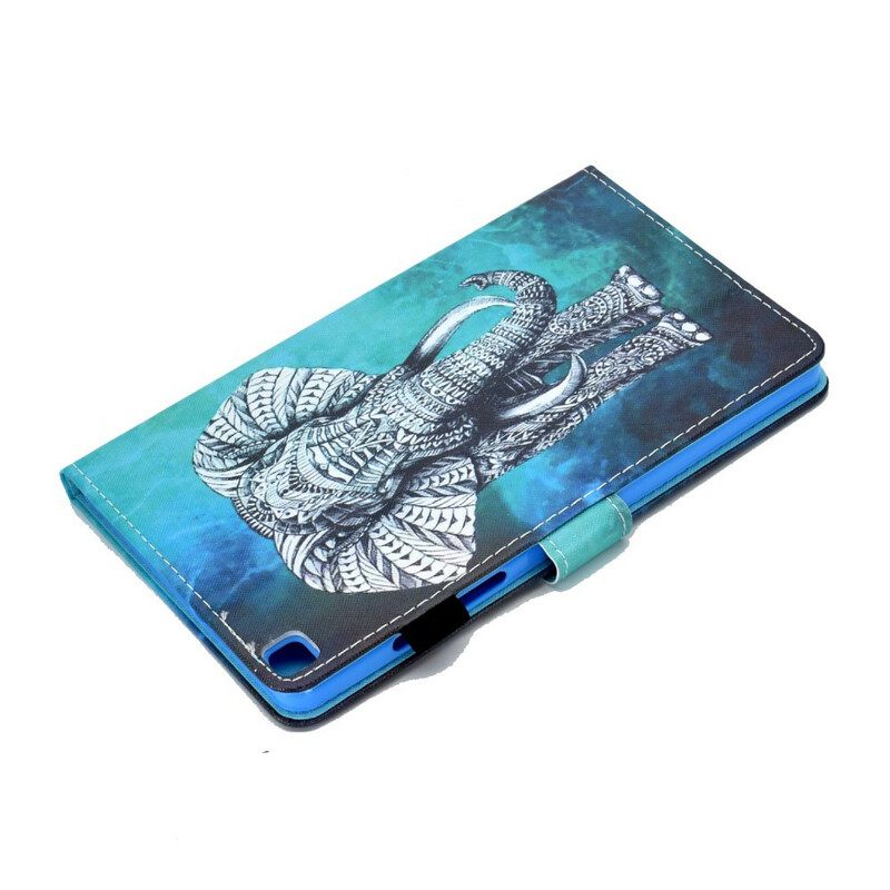 Kotelot Samsung Galaxy Tab S6 Lite Tribal Elephant