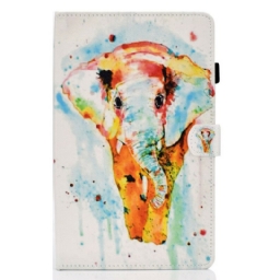 Kotelot Samsung Galaxy Tab S6 Lite Watercolour Elephant