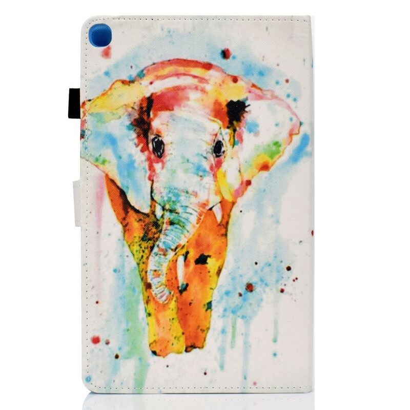 Kotelot Samsung Galaxy Tab S6 Lite Watercolour Elephant