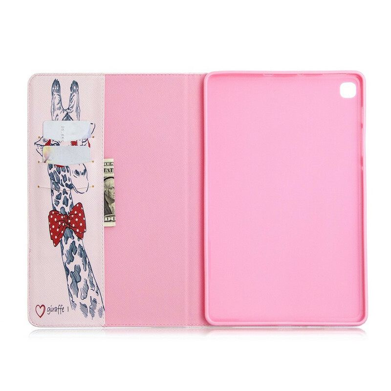 Kuoret Samsung Galaxy Tab S6 Lite Brainy Giraffe