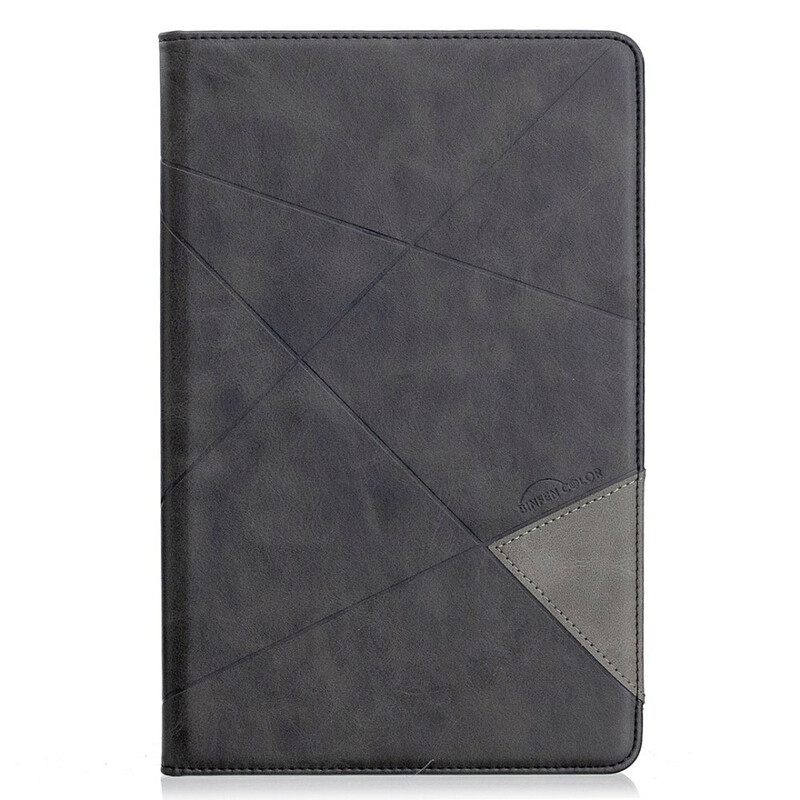 Kuoret Samsung Galaxy Tab S6 Lite Geometry Leather Effect