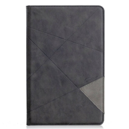 Kuoret Samsung Galaxy Tab S6 Lite Geometry Leather Effect